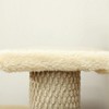 Resenkos Cat Scratching Tower,Cat Tree, Cat Tree, Cat Tower Cat Stair Steps with Scratching Post, Hanging Play Ball,Beige - 4 of 4