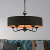 Livex Lighting Harrington 5 - Light Pendant in  Black - 4 of 4