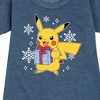 - Pokémon - Pika Presents Graphic Short Sleeve Fleece Dress - 2 of 4