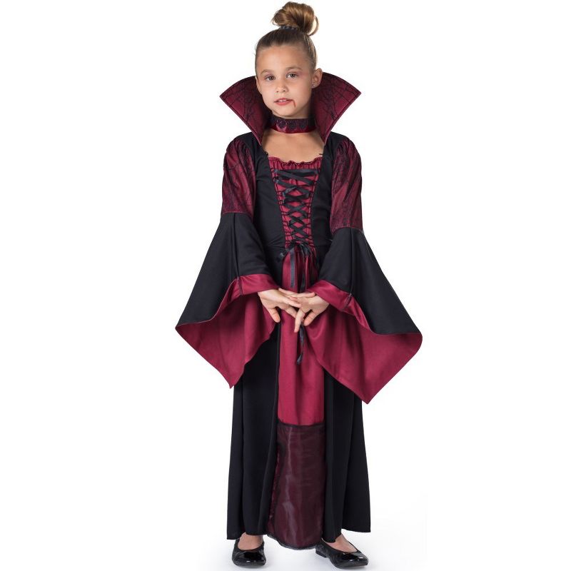 Dress Up America Vampiress Costume for Girls, 4 of 5