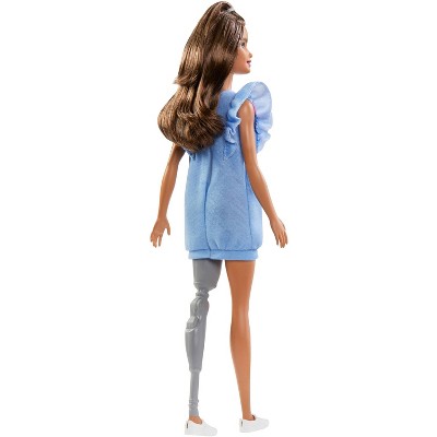 barbie with a prosthetic leg