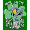 Men's Batman St. Patrick's Day Joker Here for the Shenanigans T-Shirt - 2 of 4