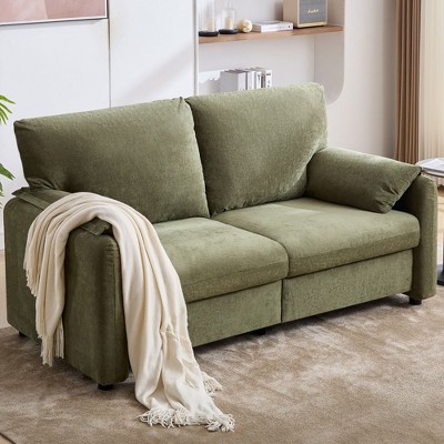 Dronkon Indoor 70.26in 2-Seater loveseat Upholsterly Sofa for Living Room and Bedroom