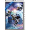 Trends International James Booker - Galaxy Cat Sharks Framed Wall Poster Prints - 3 of 4