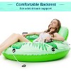 Jasonwell Inflatable River Tube Float – Heavy Duty Water Tube with 2 Cup Holders for Pool, Lake & River Lounging, Premium Adult Raft - 4 of 4