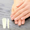 Unique Bargains Women's Trapezoid Fake Nails Beige 1 Set - 2 of 4
