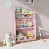 LOVMOR 3 Tier Kids Bookshelf,Book Shelf and Storage with Ideal Height for Kids Rooms, Bedrooms, Playrooms, and Classrooms Organized - 2 of 4