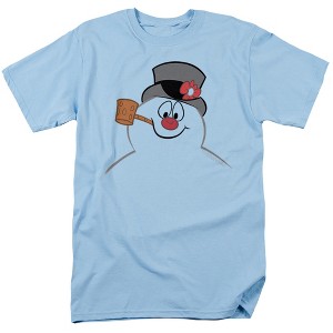 Frosty The Snowman Frosty Face Adult T-Shirt - 1 of 4