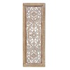 Royal Hampton Rectangular Mango Wood Wall Panel Hand Crafted With Intricate Carving - 3 of 4