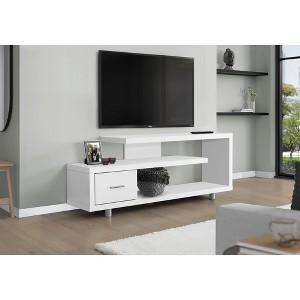 Sapphtopaz Modern TV Stand for TVs Up to 69" 3-Levels Open Shelves Media Entertainment Center with Storage Drawer TV Stands for Living Room - 1 of 4