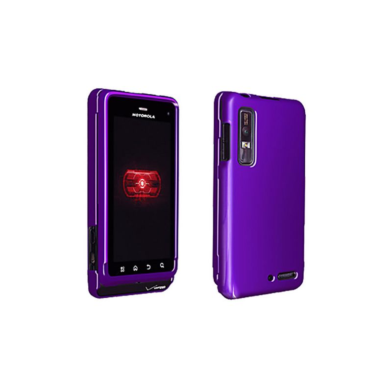 OEM Verizon Hard Snap-On Case for Motorola Droid 2 (Purple) (Bulk Packaging), 1 of 2
