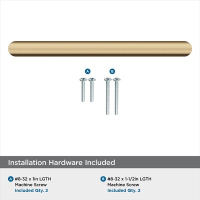 Champagne Bronze 5-1/16 inch Modern Cabinet Bar Pull