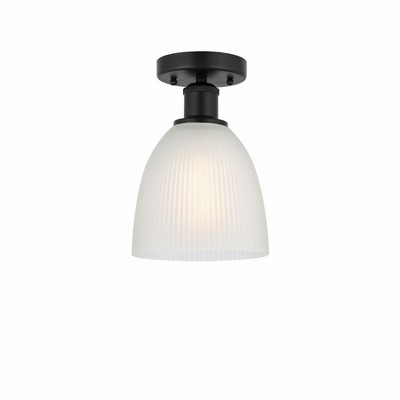 Castile - 1 Light Semi-Flush Mount In Industrial Style-9.75 Inches Tall and 6 Inches Wide
