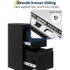 4-Drawer File Cabinet with Lock, Metal Filing Cabinet for Letter/Legal/A4/F4 Documents, Vertical Storage for Home Office, Black - 3 of 4
