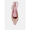Crina Pearl-Detailed Horsebit Woven Women Flats - 4 of 4