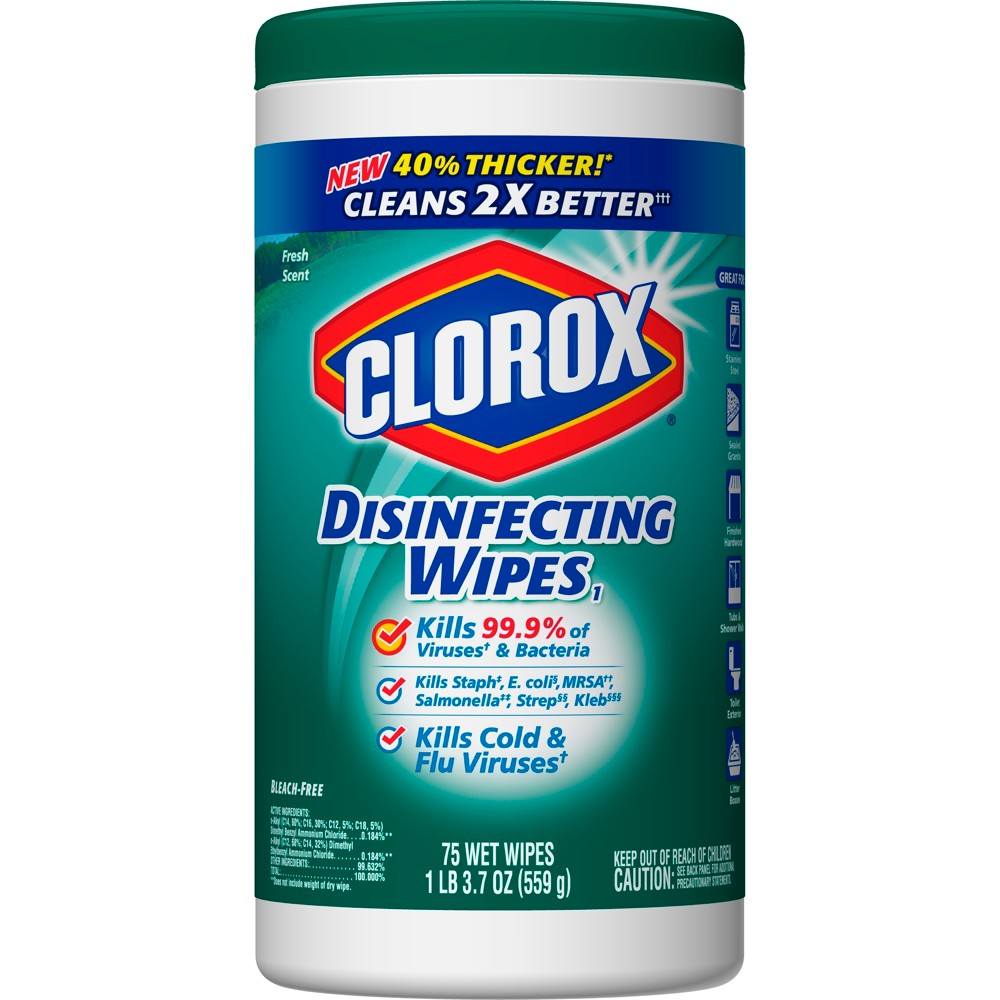 UPC 044600016566 Clorox Disinfecting Wipes Fresh Scent 75 ct