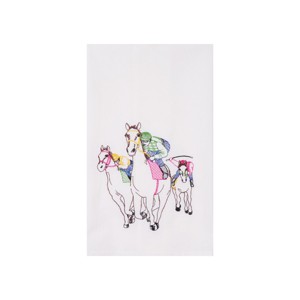 C&F Home Derby Embroidered Flour Sack Kitchen Towel - 1 of 3