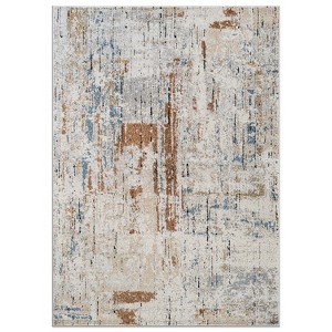 World Rug Gallery Multi-Tonal Rug for Living Room, Entryway, or Family Spaces – Easy to Clean and Comfortable Underfoot - 1 of 4