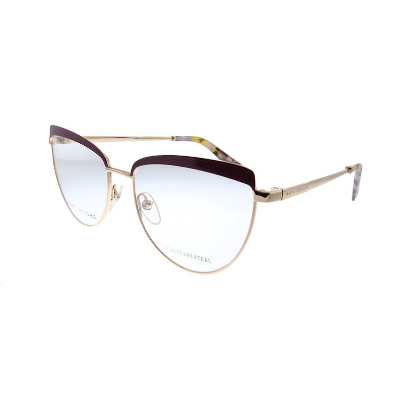 Marc Jacobs MARC 401 LHF Womens Cat-Eye Eyeglasses Opal Burgundy 55mm, 1 of 4