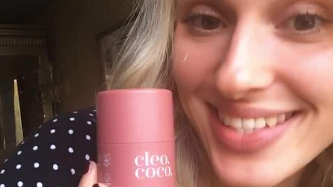 cleo+coco. Natural Charcoal Deodorant For Men and Women - Aluminum Free -Grapefruit Bergamot - 1.7oz, 2 of 14, play video