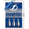 Trends International NHL Tampa Bay Lightning - Champions 23 Framed Wall Poster Prints - 3 of 4