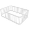 Polibi Wooden Floor Bed Frame with Fence Guardrails & Rounded Corners - 4 of 4