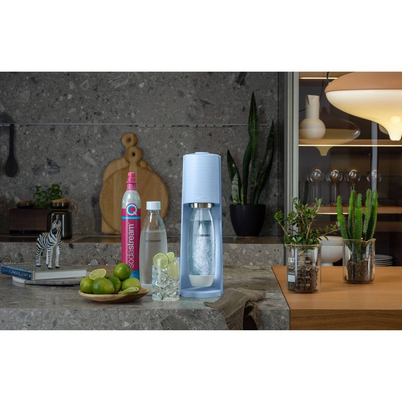 SodaStream Terra Sparkling Water Maker with Extra CO2 Cylinder and Carbonating Bottle, 4 of 8