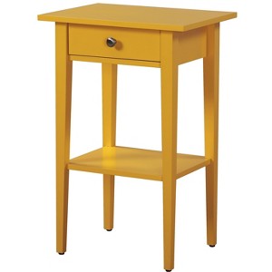 NicBex Nightstand with Storage Drawer Contemporary Side Table with Open Storage Shelf for Bedroom,Living Room - 1 of 4