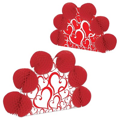 Beistle 10" Valentine Pop-Over Centerpiece; 4/Pack 70653