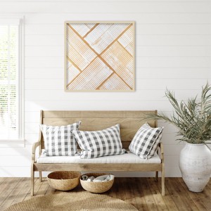 Amanti Art Goldenrod Corduroy I by Vanna Lam Framed Wall Art Print - 1 of 4