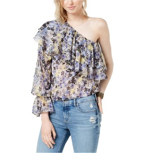 Lucky Brand Womens Floral One Shoulder Blouse - 1 of 1