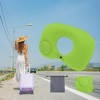 Unique Bargains Inflatable Travel Pillow Press to Inflate for Airplane Train Office - 2 of 4