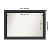 Amanti Art Sloped Non-Beveled Framed Bathroom Vanity Wall Mirror - 3 of 4
