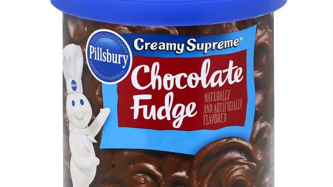 Pillsbury Creamy Supreme Chocolate Fudge Flavored Frosting - 16oz, 2 of 10, play video