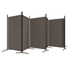 vidaXL 6-Panel Room Divider Anthracite 204.7"x70.9" Fabric - 4 of 4