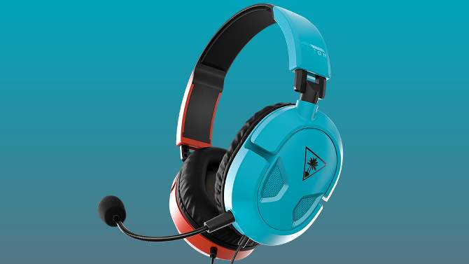 Turtle Beach Recon 50 Wired Gaming Headset for Nintendo Switch/Xbox Series X|S/Xbox One/ PlayStation 4/5 - Red/Blue, 2 of 6, play video