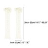 INSPIRE CHIC Women's Long Stretchy Bowknot Fingerless Arm Satin Y2K Lolita Sleeves Gloves 1Pair - 2 of 4