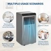 8,000 BTU Portable Air Conditioner, for Rooms Up to 350 Sq.Ft, Includes Remote, Window Kit, Sleep Mode, Portable ac units for Rooms, Office - 3 of 4