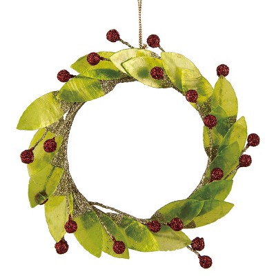 Gallerie II Sage & Berry Wreath Christmas Xmas Ornament