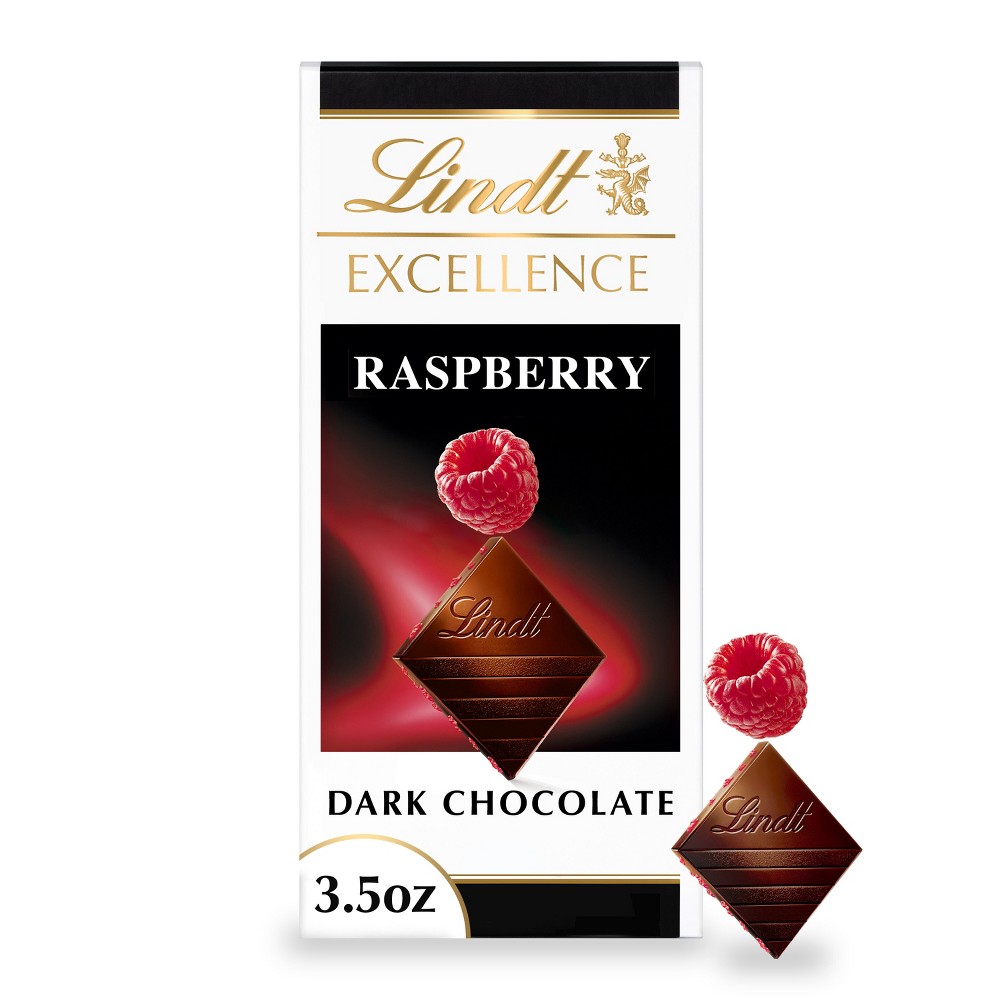 Lindt Excellence Raspberry Dark Chocolate Candy Bar - 3.5oz