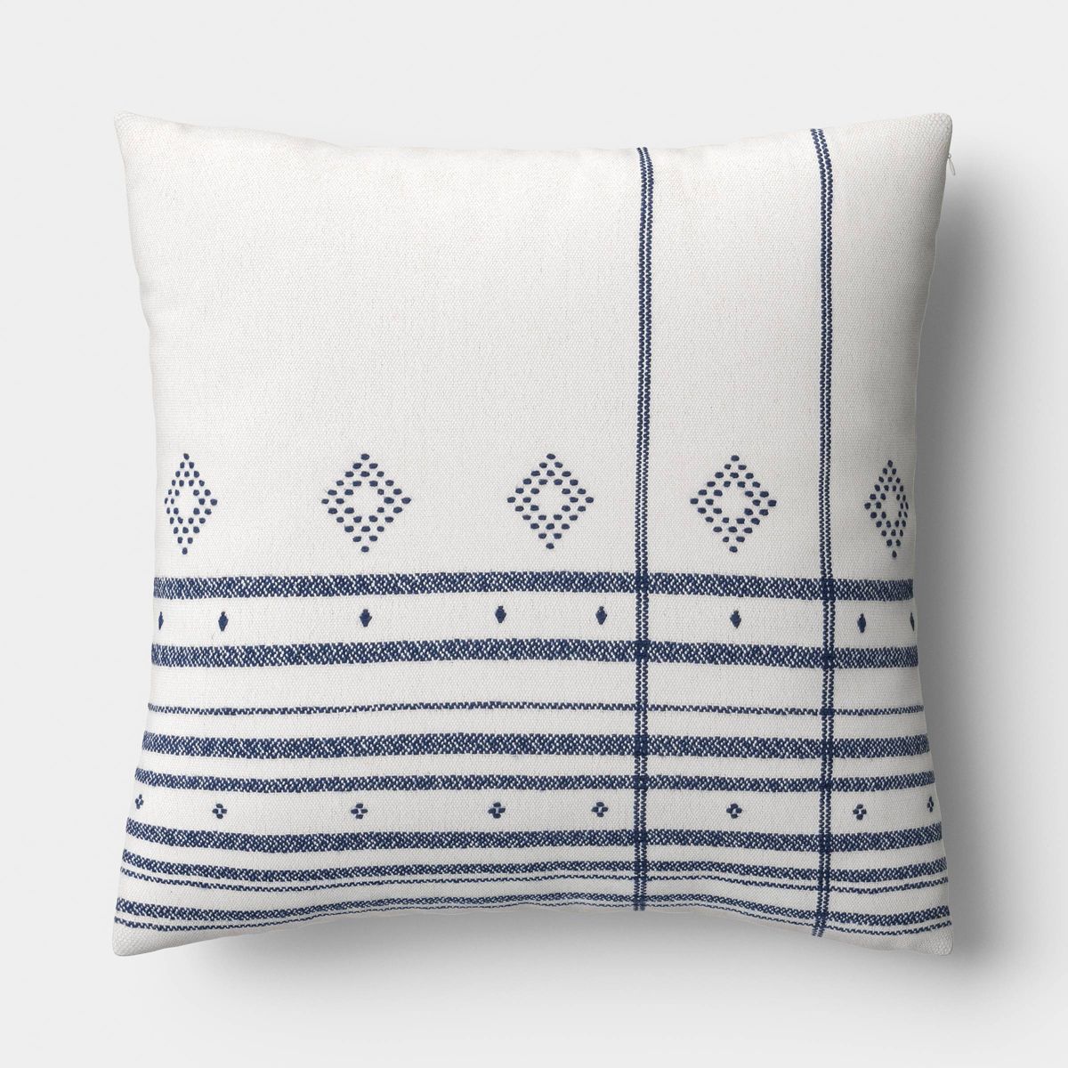 Oversized Square Yarn-Dyed Cotton Indoor Throw Pillow - Threshold™