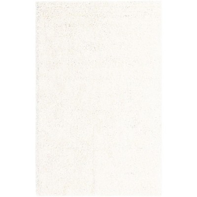 Ivory Bliss 4' x 6' Reversible Solid Shag Rug for Kids