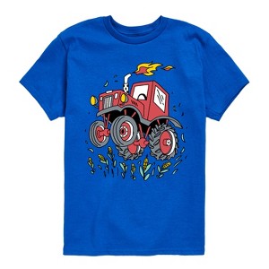 Boys' - Instant Message - Monster Tractor Short Sleeve Graphic T-Shirt - 1 of 4