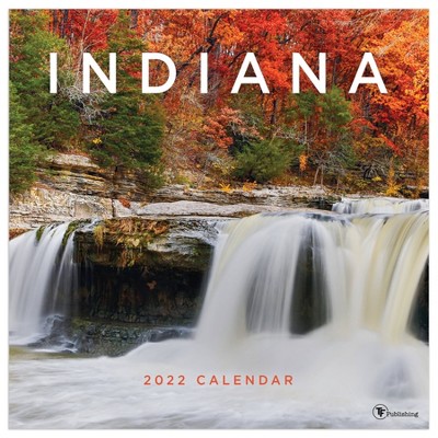 2022 Wall Calendar Indiana - The Time Factory