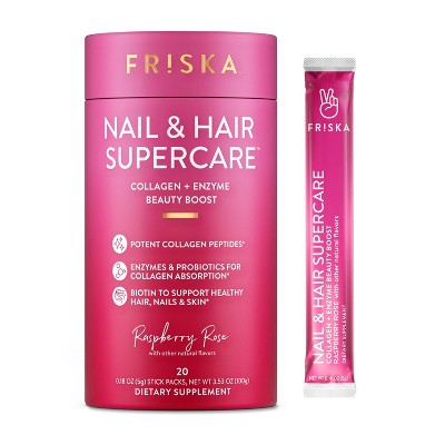 FRISKA Nail and Hair Supercare Collagen Powder Supplement - 20ct