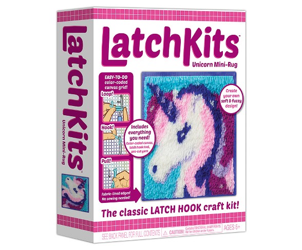 LatchKits&#153; Unicorn Mini-Rug Craft Kit