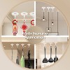 LunaLulinlk Adhesive Ceiling Hooks 4 Pack Super Heavy Duty Stick on Hooks No Drill Outdoor Sticky Ceiling Hanger(White) - 3 of 4