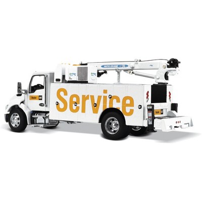 Kenworth T380 Auto-Crane Titan 85 Truck with Miller EnPak White "Transport Series" 1/50 Scale Diecast Model by Diecast Masters