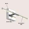 JONATHAN Y Makena Modern Minimalist Dimmable Integrated LED Metal Wall Sconce - 3 of 4