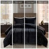Sapphtopaz 3-Peice Faux Fur Comforter Set, All-Over Pleated Fur Bedding Set with Matching Shams, Hypoallergenic Polyester, OEKO-TEX Certified - 4 of 4